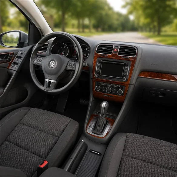 Volkswagen Golf V Jetta 2003-2008 3D dekor palubnej dosky, 16 dielov