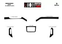 Mercedes Vito W639 2006-2015 3D súprava obloženia palubnej dosky interiéru 5-dielna súprava obloženia palubnej dosky - 1 Mercedes Vito W639 2006-2015 3D súprava obloženia palubnej dosky interiéru 5-dielna súprava obloženia palubnej dosky - 1
