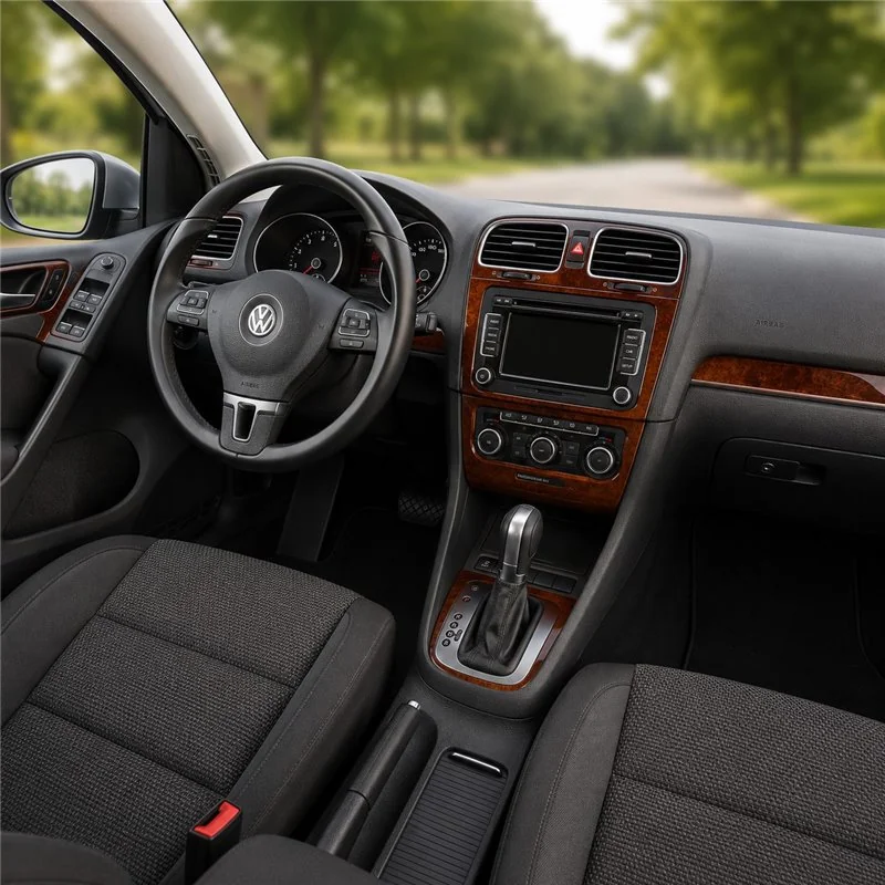 Volkswagen Golf VI 2008+ 3D dekor palubnej dosky, 27 dielov