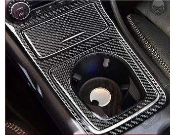 Mercedes-Benz CLA-Class 2014-2017 Súprava 3D obloženia palubnej dosky interiéru Dekorácia palubnej dosky 46 dielov - 10