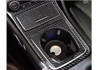 Mercedes-Benz CLA-Class 2014-2017 Súprava 3D obloženia palubnej dosky interiéru Dekorácia palubnej dosky 46 dielov - 10