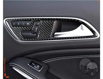 Mercedes-Benz CLA-Class 2014-2017 Súprava 3D obloženia palubnej dosky interiéru Dekorácia palubnej dosky 46 dielov - 13