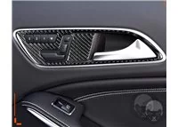 Mercedes-Benz CLA-Class 2014-2017 Súprava 3D obloženia palubnej dosky interiéru Dekorácia palubnej dosky 46 dielov - 13