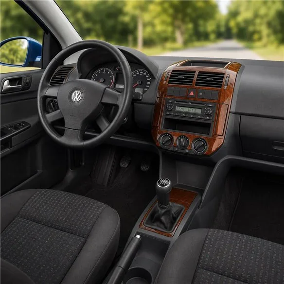 Volkswagen Polo 9N 2001-2005 3D dekor palubnej dosky, 14 dielov