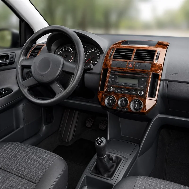 Volkswagen Polo 9N3 2005-2009 3D dekor palubnej dosky, 15 dielov
