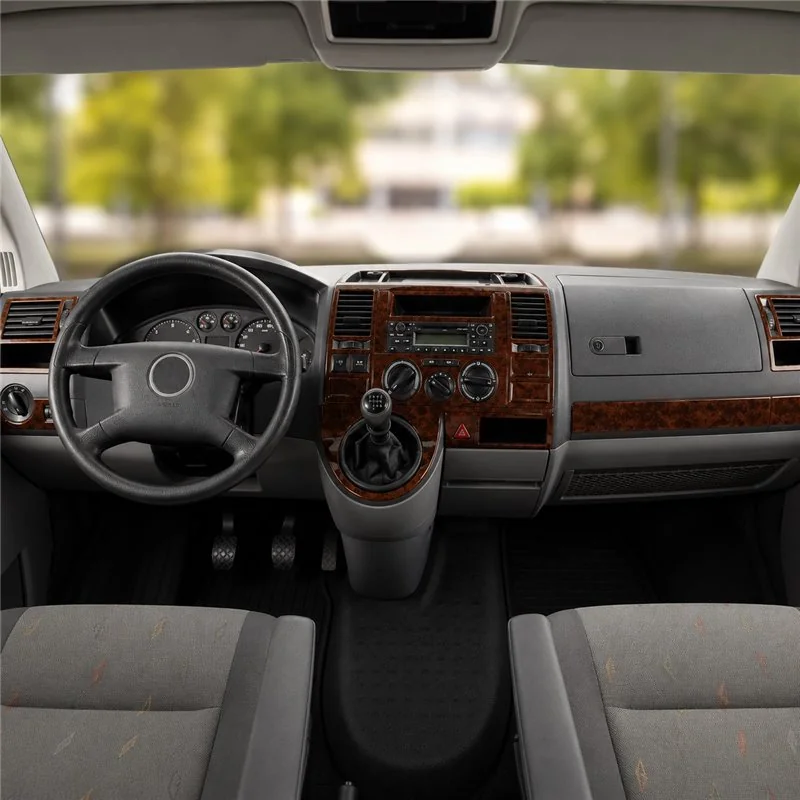 Volkswagen Transporter T5 2003-2009 3D dekor palubnej dosky, 29 dielov