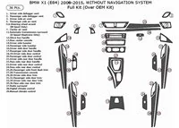 BMW X1 E84 2009–2015 3D súprava obloženia palubnej dosky interiéru 36-dielna súprava obloženia palubnej dosky - 1 BMW X1 E84 2009–2015 3D súprava obloženia palubnej dosky interiéru 36-dielna súprava obloženia palubnej dosky - 1