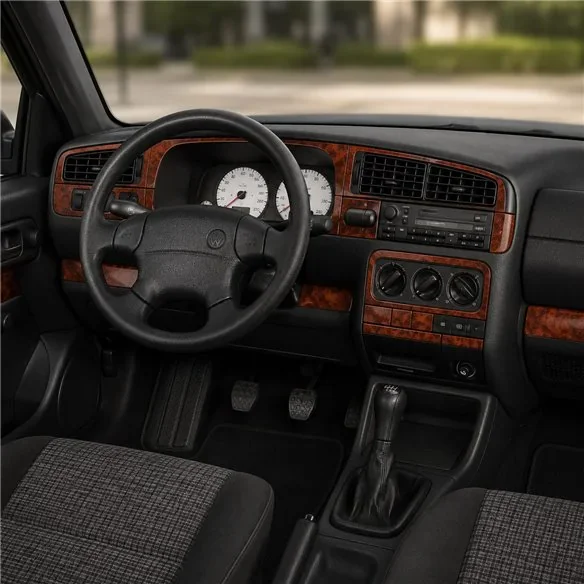 Volkswagen Vento 1995-1997 3D dekor palubnej dosky, 23 dielov