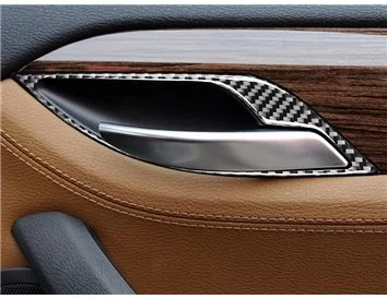 BMW X1 E84 2009–2015 Súprava 3D obloženia vnútorných dverí Dekorácia palubnej dosky 12 dielov