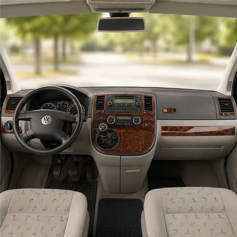 Volkswagen Multivan T5 2003-2009 3D dekor palubnej dosky, 22 dielov