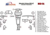 Mitsubishi Eclipse 2006-UP Súprava obloženia interiéru automatickej prevodovky BD Dash - 1 Mitsubishi Eclipse 2006-UP Súprava obloženia interiéru automatickej prevodovky BD Dash - 1