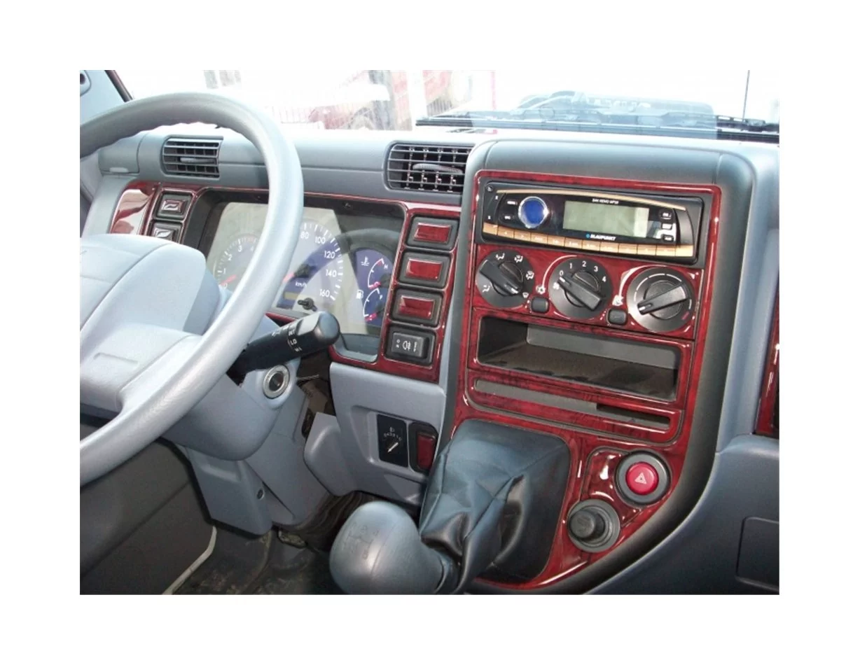 Mitsubishi Fuso Canter 01.2005 Súprava obloženia palubnej dosky 3D interiéru Dekorácia palubnej dosky 36 dielov - 1