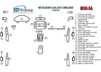 Mitsubishi Galant 1999-2003 Kompletná súprava vnútorného obloženia palubnej dosky BD - 1