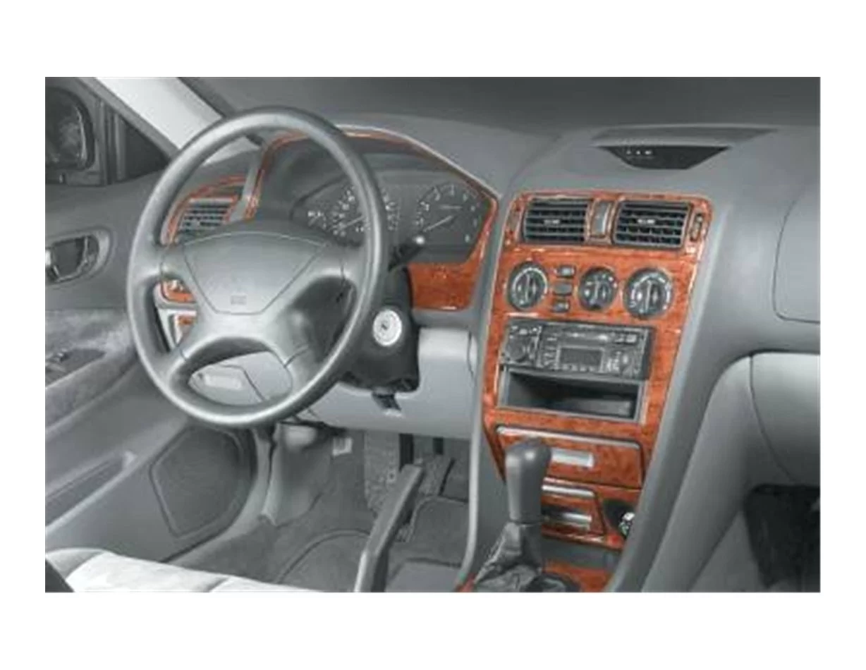 Mitsubishi Galant VIII 01.98-12.02 3D súprava obloženia palubnej dosky interiéru 13-dielna súprava obloženia palubnej dosky - 1