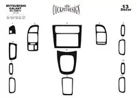 Mitsubishi Galant VIII 01.98-12.02 3D súprava obloženia palubnej dosky interiéru 13-dielna súprava obloženia palubnej dosky - 2 Mitsubishi Galant VIII 01.98-12.02 3D súprava obloženia palubnej dosky interiéru 13-dielna súprava obloženia palubnej dosky - 2