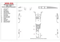 Mitsubishi Outlander 2003-2004 Kompletná súprava interiéru automatickej prevodovky BD Dash Dekor Kit - 1 Mitsubishi Outlander 2003-2004 Kompletná súprava interiéru automatickej prevodovky BD Dash Dekor Kit - 1