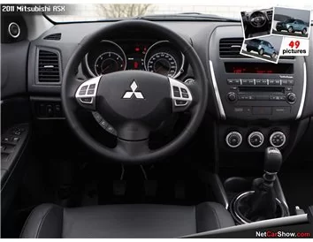 Mitsubishi Outlander ASX/Sport 2011-UP Kompletná sada, bez NAVI Interiér BD Dash Trim Kit