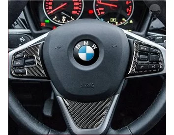 BMW X2 F39 Od roku 2019 Súprava 3D obloženia palubnej dosky interiéru Dekorácia palubnej dosky 32 dielov