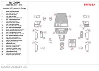 BMW X3 2004-UP Automatická prevodovka AC Control, Premium CD menič interiéru BD Dash Trim Kit - 1 BMW X3 2004-UP Automatická prevodovka AC Control, Premium CD menič interiéru BD Dash Trim Kit - 1