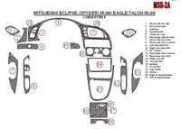 Mitsubishi Spyder 1995-1999 Skladacia strecha-Cabrio 21 Sada dielov Interiér BD Dash Trim Kit - 1 Mitsubishi Spyder 1995-1999 Skladacia strecha-Cabrio 21 Sada dielov Interiér BD Dash Trim Kit - 1
