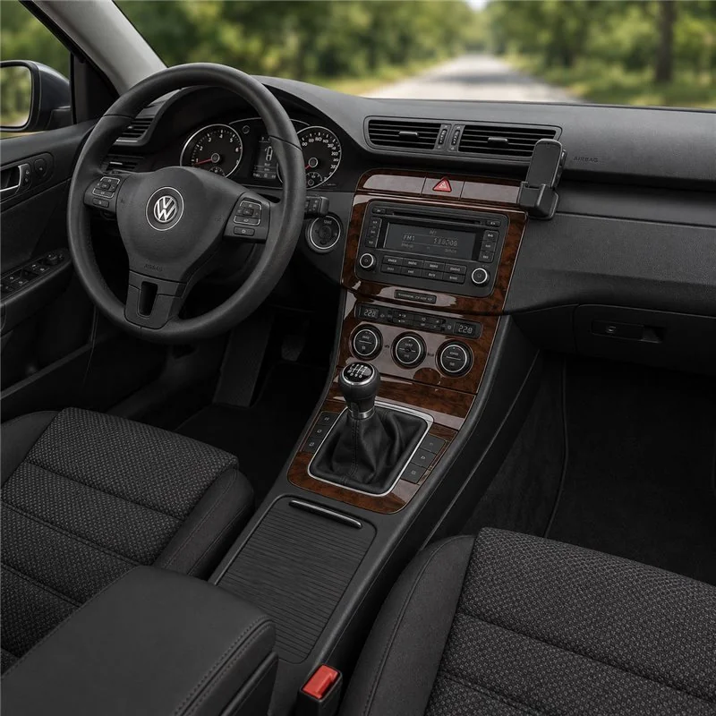 Volkswagen Passat B6 2005+ 2010+ 3D dekor palubnej dosky, 18 dielov