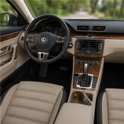 Volkswagen Passat B7 2010+ 3D dekor palubnej dosky, 17 dielov