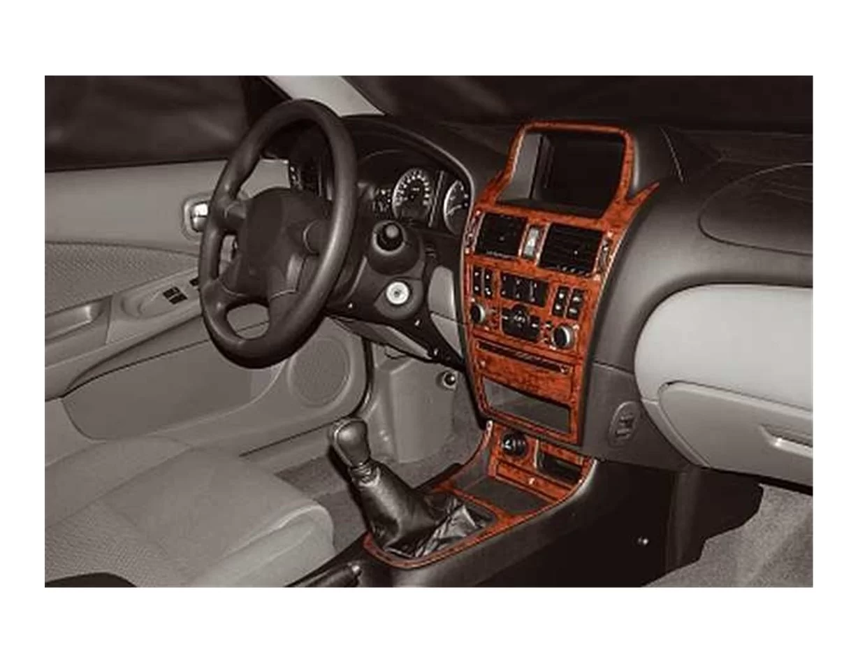 Nissan Almera 03.03-12.08 Súprava obloženia palubnej dosky 3D interiéru Dekorácia palubnej dosky 15 dielov - 1