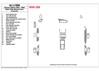 Nissan Altima 1993-1994 Automatická prevodovka, Bez hodiniek, OEM Match, Súprava 19 dielov Interiér BD Dash Trim Kit - 1 Nissan Altima 1993-1994 Automatická prevodovka, Bez hodiniek, OEM Match, Súprava 19 dielov Interiér BD Dash Trim Kit - 1