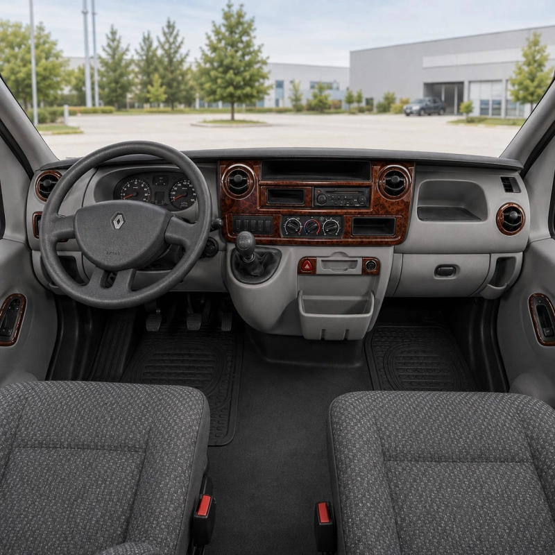 Renault Master 2004–2009 3D sada dekorov interiéru palubnej dosky 28-dielna
