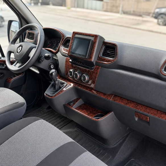 Renault Master III from 2019 3D sada dekorov interiéru palubnej dosky 24-dielna