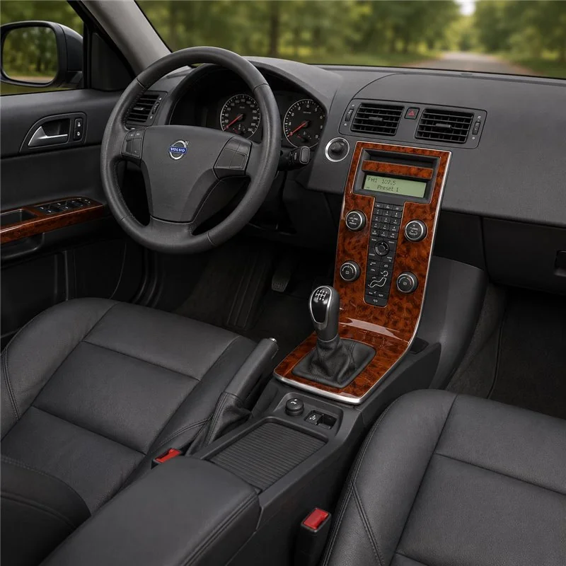 Volvo S 40-V 50-C 30 2003+ 3D dekor palubnej dosky, 13 dielov