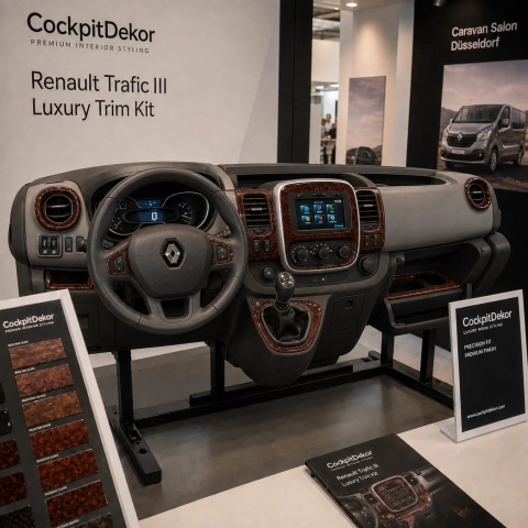 Nissan Primastar od 2015 3D sada dekorov interiéru palubnej dosky 30-dielna