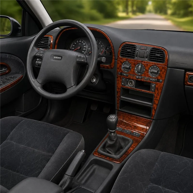 Volvo S 40-V 40 1996-2000 3D dekor palubnej dosky, 18 dielov