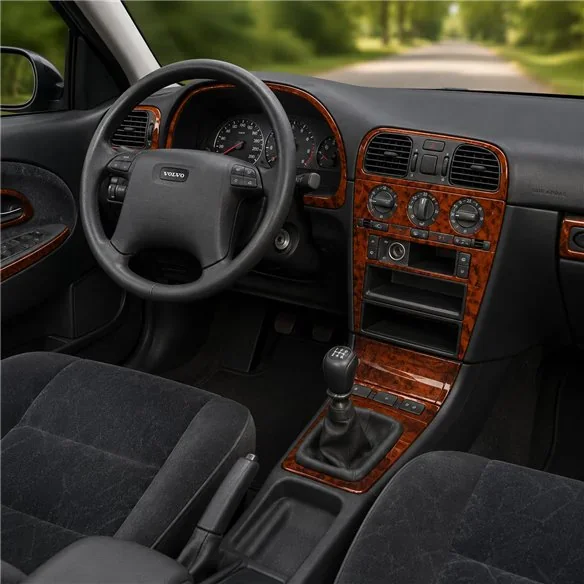 Volvo S 40-V 40 1996-2000 3D dekor palubnej dosky, 18 dielov
