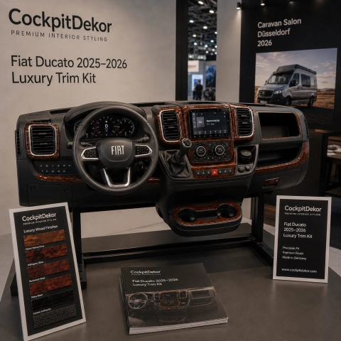 Peugeot Boxer 2021 3D dekor palubnej dosky, 27 dielov 2