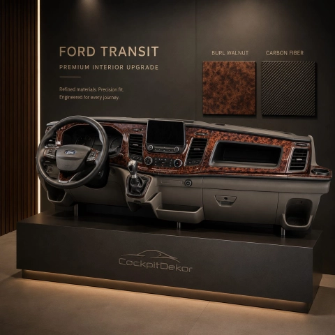 Ford New Transit 2020 3D sada dekorov interiéru palubnej dosky 27-dielna
