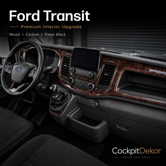 Ford New Transit 2020 3D sada dekorov interiéru palubnej dosky 27-dielna