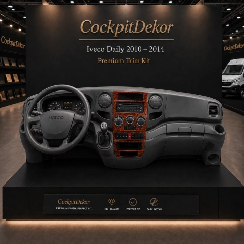Iveco Daily od 2010 3D sada dekorov interiéru palubnej dosky 4-dielna