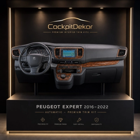 Peugeot Traveller 2016–Present 3D Sada Dekorov Interiéru Palubnej Dosky 32-dielna