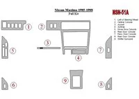Nissan Maxima 1985-1988 Kompletná súprava interiéru BD Dash Trim Kit - 1