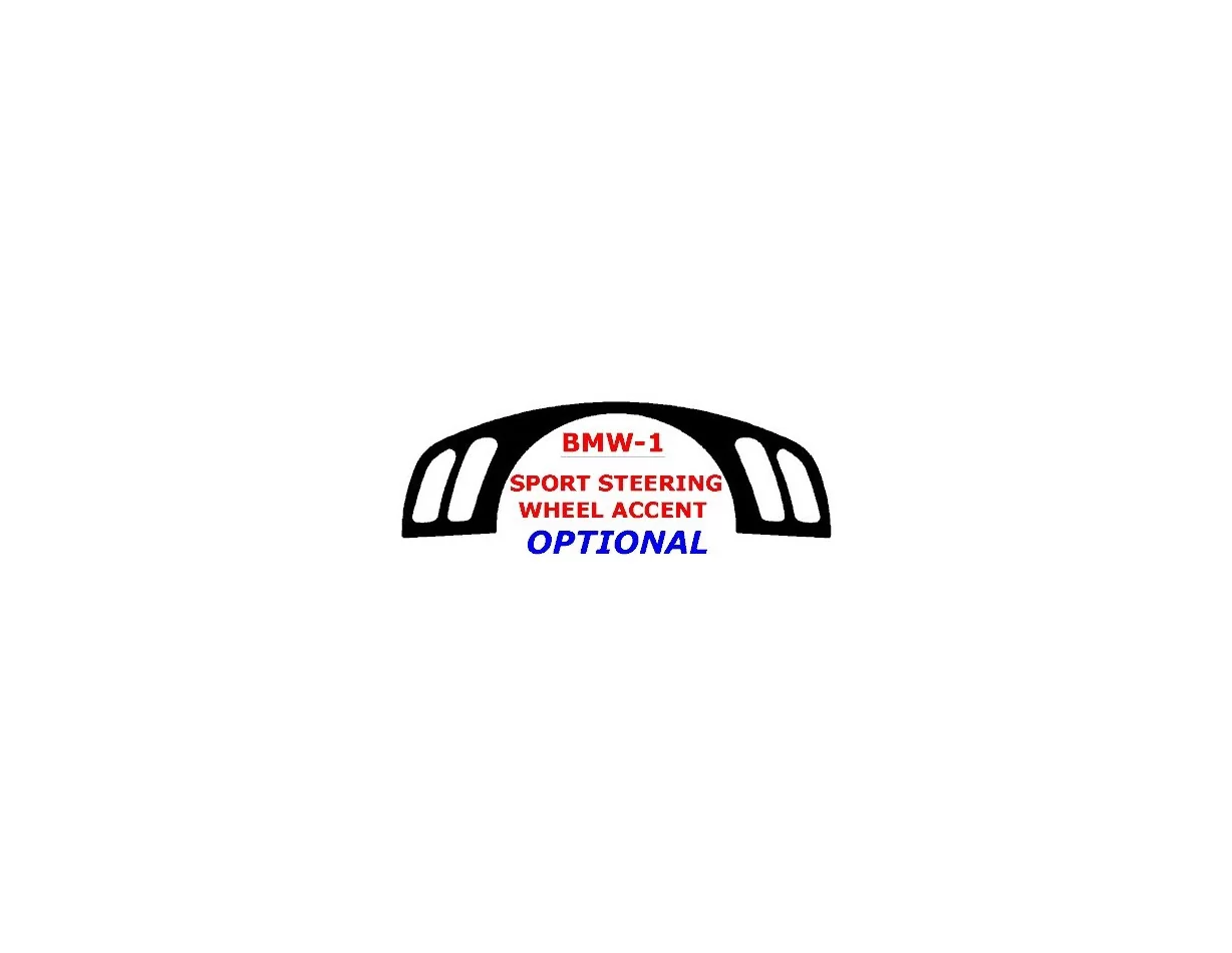 BMW X5 1998-2006 Športový volant Accent Interiér BD Dash Trim Kit - 1