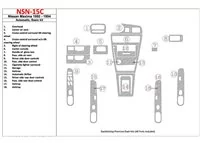 Nissan Maxima 1992-1994 automatická prevodovka, základná sada, sada 18 dielov Interiér BD Dash Trim Kit - 1 Nissan Maxima 1992-1994 automatická prevodovka, základná sada, sada 18 dielov Interiér BD Dash Trim Kit - 1