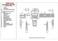 Nissan Maxima 1992-1994 automatická prevodovka, kompletná sada, sada 20 dielov Interiér BD Dash Trim Kit - 1 Nissan Maxima 1992-1994 automatická prevodovka, kompletná sada, sada 20 dielov Interiér BD Dash Trim Kit - 1