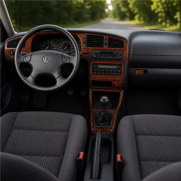 Volkswagen Cabrio 1994-2002 manuálna prevodovka 3D dekor palubnej dosky, 18 dielov