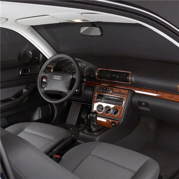 Audi A4 B5 Typ 8D 1994-1999 3D dekor palubnej dosky, 7 dielov