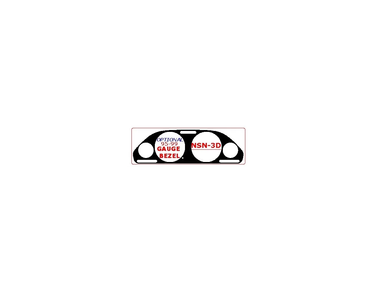 Nissan Maxima 1995-1999 Obrubová súprava vnútorného rámu BD Dash - 1
