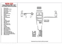 Nissan Maxima 2000-2001 Kompletná sada, Automatická prevodovka, Rádio s CD prehrávačom, Zhoda OEM, Súprava 30 dielov Interiér BD Nissan Maxima 2000-2001 Kompletná sada, Automatická prevodovka, Rádio s CD prehrávačom, Zhoda OEM, Súprava 30 dielov Interiér BD