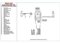 Kompletná sada Nissan Maxima 2000-2001, Automatická prevodovka, Rádio bez CD prehrávača, Zhoda OEM, Súprava 30 dielov Interiér B Kompletná sada Nissan Maxima 2000-2001, Automatická prevodovka, Rádio bez CD prehrávača, Zhoda OEM, Súprava 30 dielov Interiér B