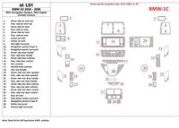 BMW X5 2000-2006 so systémom NAVI Interiér BD Dash Trim Kit - 1 BMW X5 2000-2006 so systémom NAVI Interiér BD Dash Trim Kit - 1