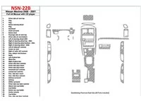 Nissan Maxima 2000-2001 Kompletná sada, Manuálna prevodovka, Rádio s CD prehrávačom, Súprava 39 dielov Interiér BD Dash Trim Kit Nissan Maxima 2000-2001 Kompletná sada, Manuálna prevodovka, Rádio s CD prehrávačom, Súprava 39 dielov Interiér BD Dash Trim Kit